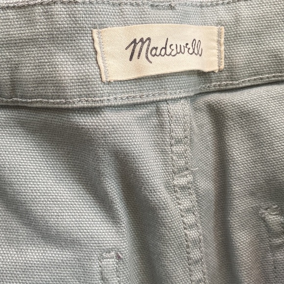 Madewell Light Blue Cropped Canvas Pants - Picture 5 of 5